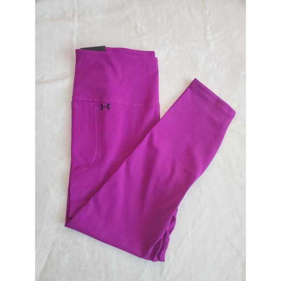 NEW Under Armour‎ Women High Rise Compression Ankle Leggings Pocket 2X Plus - Picture 1 of 3